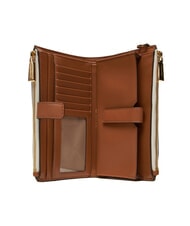 MICHAEL KORS JET SET Portofel tip clutch cu m&acirc;ner ghindă de vanilie - Genți femei - 2