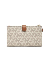 MICHAEL KORS JET SET Portofel tip clutch cu m&acirc;ner ghindă de vanilie - Genți femei - 3