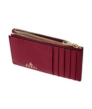 FURLA CAMELIA Portofel plat din piele CHERRY d - Portofele femei - 3
