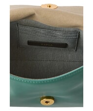 FURLA SFERA SOFT Geantă de m&acirc;nă din piele, cu curea de umăr iederă verde - Genți femei - 3