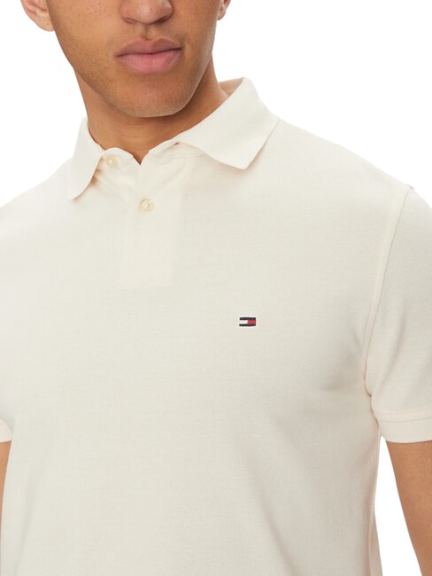 TH Tricou polo cu m&acirc;necă scurtă, croială regulată petală de fildeș - maiou Polo