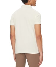 TOMMY HILFIGER TH Tricou polo cu m&acirc;necă scurtă, croială regulată petală de fildeș - maiou Polo - 2