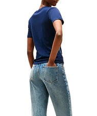 TOMMY HILFIGER TH Tricou din bumbac noapte &icirc;ntunecată bleumarin - tricou - 2