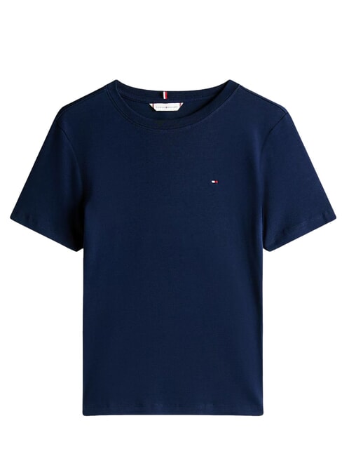 TH Tricou din bumbac noapte &icirc;ntunecată bleumarin - tricou