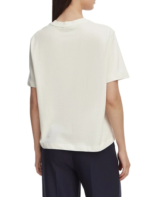 TJ Tricou de bumbac ecru - tricou