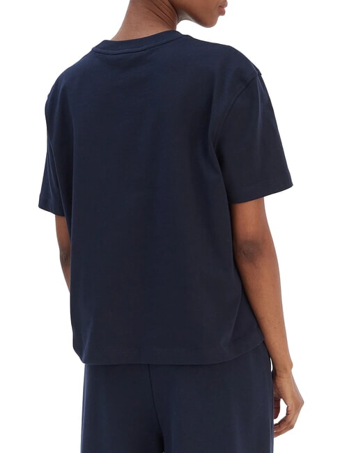 TJ Signature Tricou din bumbac noapte &icirc;ntunecată bleumarin - tricou