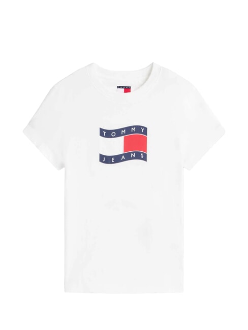 TJ FLAG Tricou din bumbac ecru - tricou