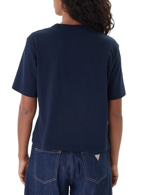 TJ Tricou cu m&acirc;necă scurtă noapte &icirc;ntunecată bleumarin - tricou