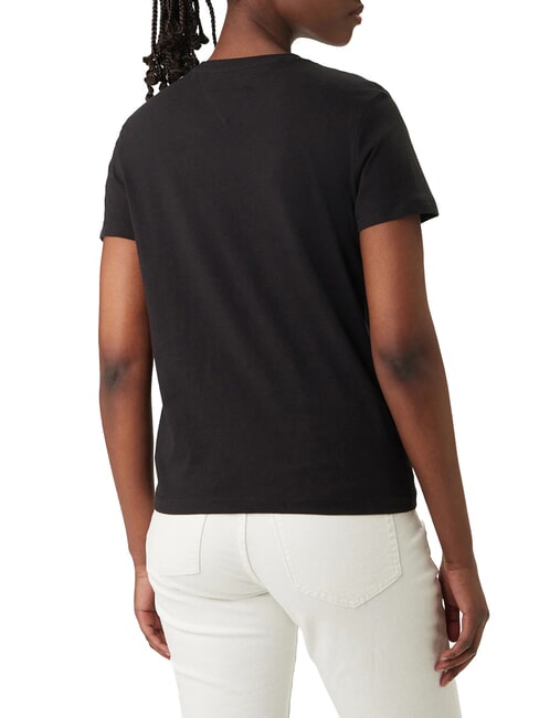 TJ Tricou cu m&acirc;necă scurtă negru - tricou