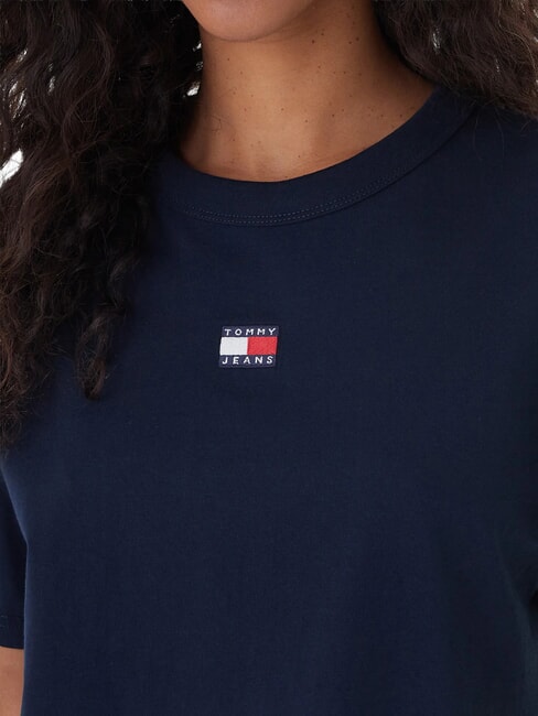 TJ Tricou cu m&acirc;necă scurtă noapte &icirc;ntunecată bleumarin - tricou