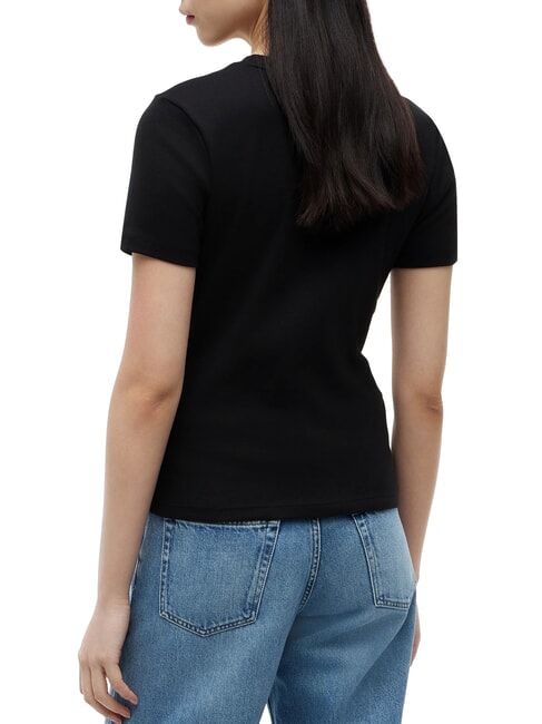 TH Tricou din bumbac negru - tricou