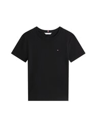 TOMMY HILFIGER TH Tricou din bumbac negru - tricou - 3