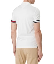 TOMMY HILFIGER TH Tricou polo din bumbac alb - maiou Polo - 2