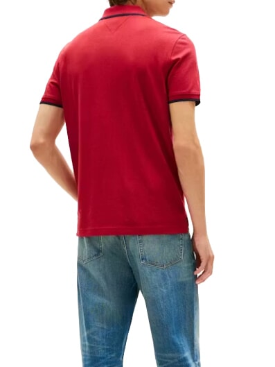 TH Tricou polo din bumbac regenerat roșu de regată - maiou Polo