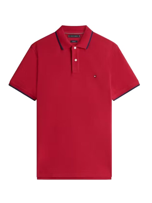 TH Tricou polo din bumbac regenerat roșu de regată - maiou Polo