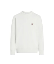 CALVIN KLEIN CKJ Hanorac cu guler rotund alb strălucitor - hanorace - 3