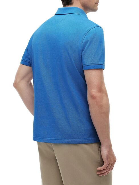 TH Tricou polo cu m&acirc;necă scurtă, croială regulată orbită albastră - maiou Polo
