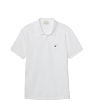 CALVIN KLEIN CKJ Tricou polo cu m&acirc;necă scurtă alb strălucitor - maiou Polo - 3