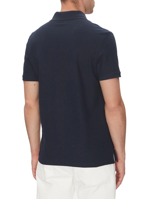CKJ Tricou polo din bumbac alb strălucitor - maiou Polo
