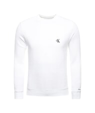 CALVIN KLEIN CKJ Hanorac cu guler rotund alb strălucitor - hanorace - 3