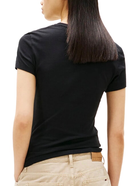 SCRIPT LOGO Tricou cu m&acirc;necă scurtă negru și negru - tricou