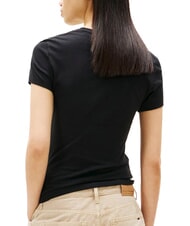 TOMMY HILFIGER SCRIPT LOGO Tricou cu m&acirc;necă scurtă negru și negru - tricou - 2