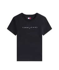 TOMMY HILFIGER SCRIPT LOGO Tricou cu m&acirc;necă scurtă negru și negru - tricou - 3