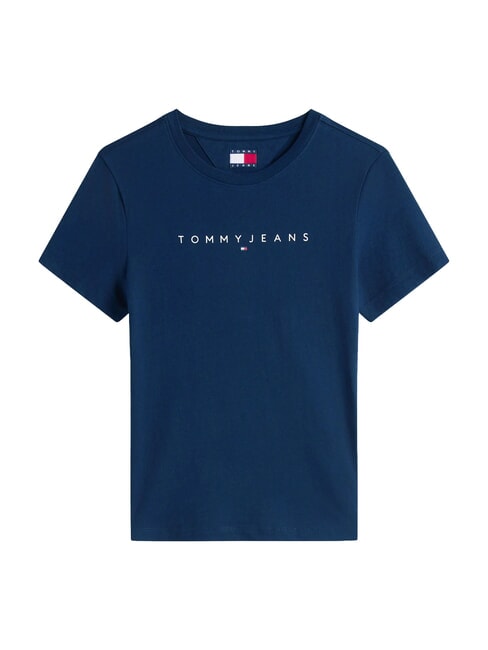 SCRIPT LOGO Tricou cu m&acirc;necă scurtă bleumarin noapte &icirc;ntunecată 1 - tricou