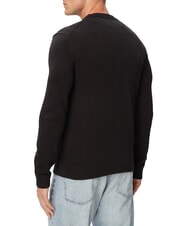 TOMMY HILFIGER TJ Pulover din bumbac regenerat negru - Pulovere pentru bărbați - 2
