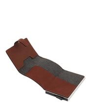 PIQUADRO BLACK SQUARE Suport card din piele PIELE - Portofele bărbați - 3