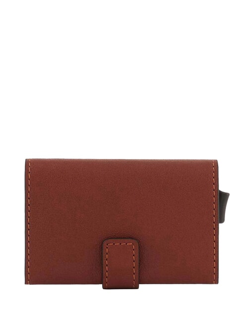 BLACK SQUARE Suport card din piele PIELE - Portofele bărbați