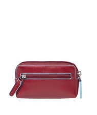 PIQUADRO BLUE SQUARE Husă de chei din piele RED - Portchei - 2
