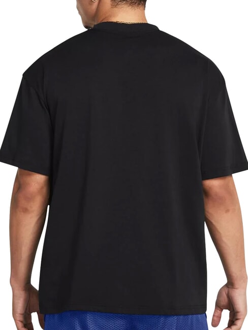 BRANDED Tricou supradimensionat, cu m&acirc;necă scurtă negru - tricou