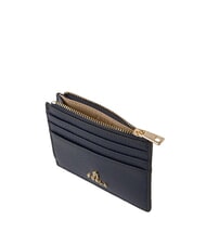 FURLA CAMELIA Portcard plat din piele albastru cerneală - Portofele femei - 3