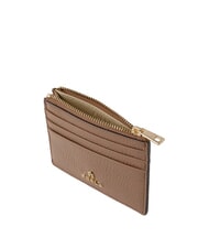FURLA CAMELIA Portcard plat din piele caramel - Portofele femei - 3