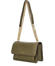 MICHAEL KORS CLAIRE Geantă de umăr din piele, geantă crossbody loden - Genți femei - 2