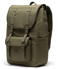 HERSCHEL LITTLE AMERICA MID Rucsac de dimensiune medie diamant verde iederă - Rucsacuri pentru școală și timp liber - 2
