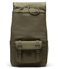 HERSCHEL LITTLE AMERICA MID Rucsac de dimensiune medie diamant verde iederă - Rucsacuri pentru școală și timp liber - 4