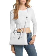 MICHAEL KORS RUTHI Geantă de m&acirc;nă cu curea de umăr, din piele - Genți femei