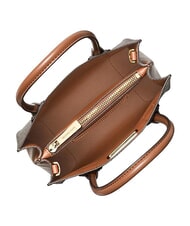 MICHAEL KORS MERCER Geantă messenger cu curea de umăr maro - Genți femei - 4