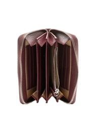 GIANNI CHIARINI GRAIN Portofel mediu din piele cu fermoar - Portofele femei