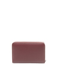GIANNI CHIARINI GRAIN Portofel mediu din piele cu fermoar rubin antic - Portofele femei - 3
