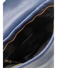 GIANNI CHIARINI VICKY Rucsac cu buzunar interior, din piele BLUE - Genți femei - 5