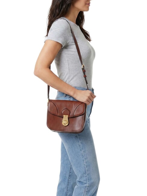 MIA Geantă de umăr mini BROWN - Genți femei