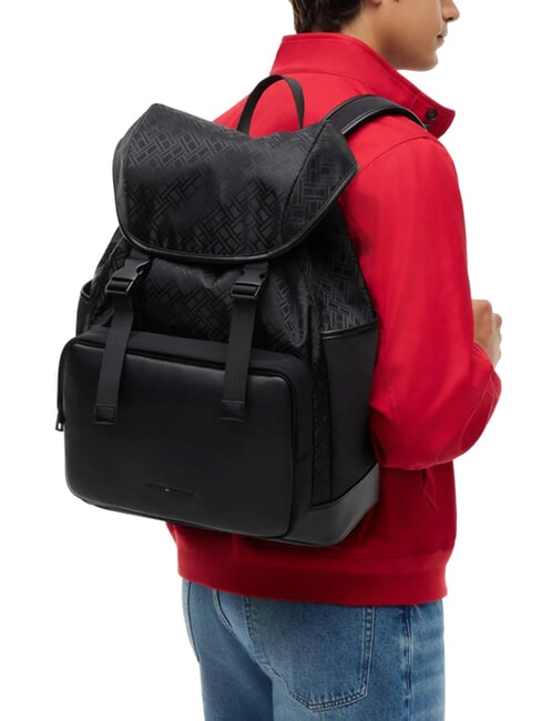 TH NYLON Rucsac negru - Rucsacuri pentru școală și timp liber