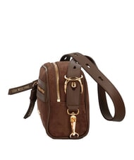 LOVE MOSCHINO SIGNATURE ZIP Geantă de umăr, reglabilă maro/maro - Genți femei - 2