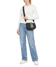 LOVE MOSCHINO LOVEBUG Geantă de umăr mini negru - Genți femei - 2