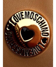 LOVE MOSCHINO SIGNATURE ZIP Geantă de umăr, reglabilă maro/maro - Genți femei - 6