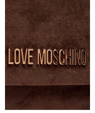 LOVE MOSCHINO SIGNATURE ZIP Geantă de umăr, reglabilă maro/maro - Genți femei - 7