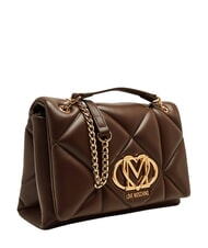 LOVE MOSCHINO EMBOSSED QUILTED Geantă de umăr, matlasată maro - Genți femei - 3